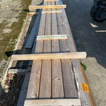 Ca. 20x Thermo Vuren Shiplap, 18x140mm, lengte 7/300cm, 13/390cm